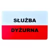 Identyfikator SŁUŻBA DYŻURNA plakietka Wojskowa trwała ORYGINAŁ MON klips