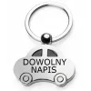 BRELOK ZAWIESZKA BRELOCZEK NA KLUCZE Z GRAWEREM NAPIS LOGO
