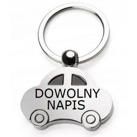 BRELOK ZAWIESZKA BRELOCZEK NA KLUCZE Z GRAWEREM NAPIS LOGO