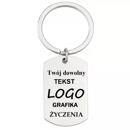 BRELOK NIEŚMIERTELNIK ZAWIESZKA BRELOCZEK PREZENT GRAWER NAPIS LOGO TEKST