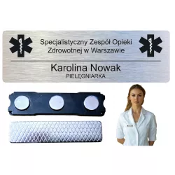 IDENTYFIKATOR IMIENNY PERSONALNY - Zapinka Magnetyczna - Grawer laserowy