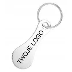 BRELOK DO WÓZKA ZAWIESZKA IDENTYFIKATOR NA KLUCZE Z GRAWEREM NAPIS LOGO