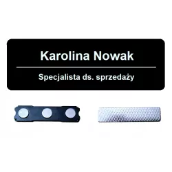 IDENTYFIKATOR IMIENNY PERSONALNY - Zapinka Magnetyczna - Grawer laserowy