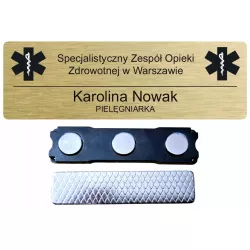 IDENTYFIKATOR IMIENNY PERSONALNY - Zapinka Magnetyczna - Grawer laserowy