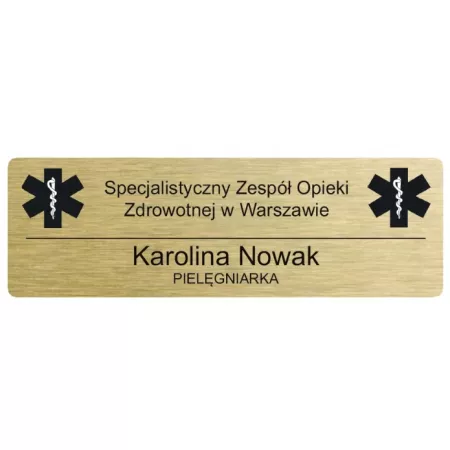 10 IDENTYFIKATORÓW IDENTYFIKATOR PERSONALNY Zapinka Magnes Grawer ZESTAW