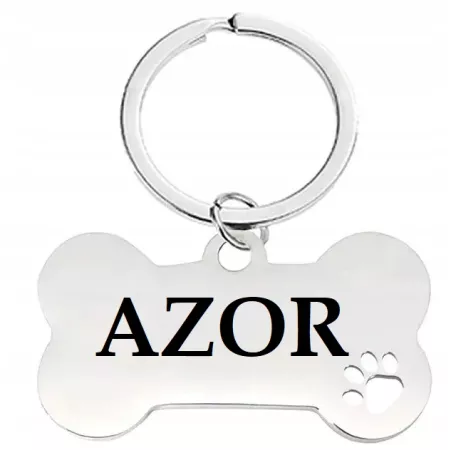 IDENTYFIKATOR ADRESÓWKA ZAWIESZKA DLA PSA KOŚĆ GRAWER WŁASNY NAPIS