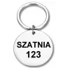HOTEL SZATNIA ZAWIESZKA IDENTYFIKATOR BRELOK NA KLUCZ GRAWER NAPIS METAL