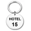 HOTEL SZATNIA ZAWIESZKA IDENTYFIKATOR BRELOK NA KLUCZ GRAWER NAPIS METAL
