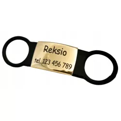 IDENTYFIKATOR ADRESÓWKA ZAWIESZKA DLA PSA NA OBROŻĘ WŁASNY NAPIS GRAWER