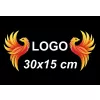 Naprasowanka Logo Termo Grafika Naklejka Aplikacja 30x15 cm Własny Nadruk