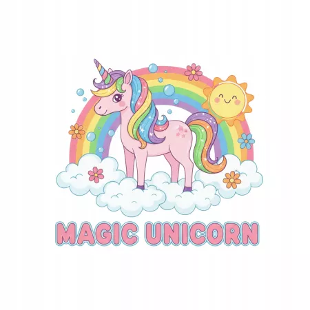 Naprasowanka Jednorożec Unicorn Termo Aplikacja Naklejka Nadruk ok. 20 cm