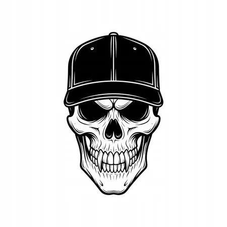 Naprasowanka Czaszka Grafika Termo Aplikacja Naklejka Nadruk 25 cm