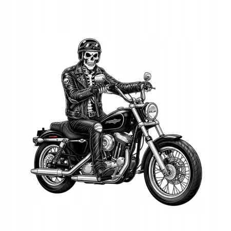 Naprasowanka Czaszka Grafika Termo Aplikacja Naklejka Nadruk 25 cm