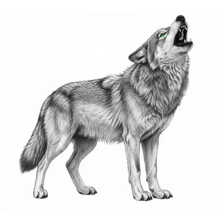 Naprasowanka Wilk Grafika Termo Aplikacja Naklejka Nadruk 25 cm