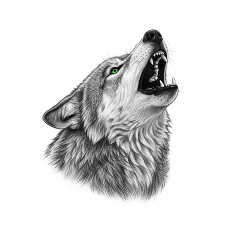 Naprasowanka Wilk Grafika Termo Aplikacja Naklejka Nadruk 25 cm