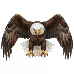 Naprasowanka Orzeł Grafika Termo Aplikacja Naklejka Nadruk 25 cm