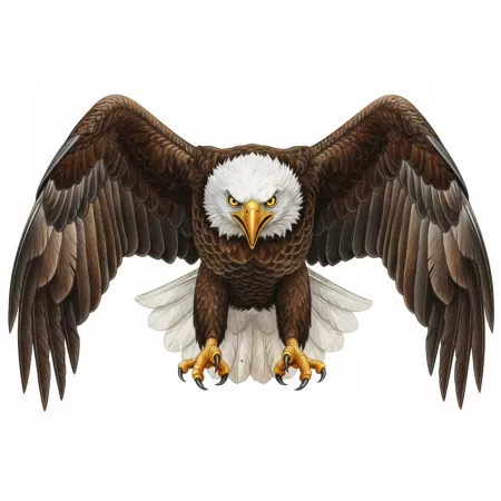 Naprasowanka Orzeł Grafika Termo Aplikacja Naklejka Nadruk 25 cm
