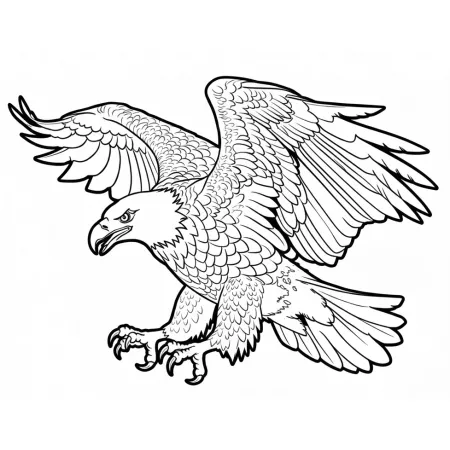 Naprasowanka Orzeł Grafika Termo Aplikacja Naklejka Nadruk 25 cm