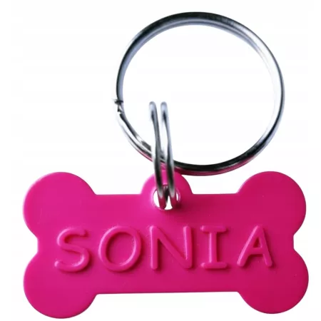 IDENTYFIKATOR 3D ADRESÓWKA ZAWIESZKA DLA PSA KOŚĆ GRAWER IMIĘ TELEFON KOLOR