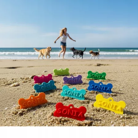 IDENTYFIKATOR 3D ADRESÓWKA ZAWIESZKA DLA PSA KOŚĆ GRAWER IMIĘ TELEFON KOLOR