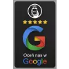 Karta wizytówka zbliżeniowa chip NFC do wystawiania opinii opinie Google