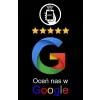 Karta wizytówka zbliżeniowa chip NFC do wystawiania opinii opinie Google